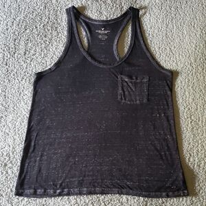 AE Soft Flowy Burnout Racerback Pocket Tank